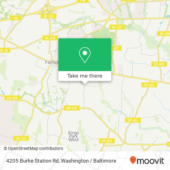 4205 Burke Station Rd, Fairfax, VA 22032 map