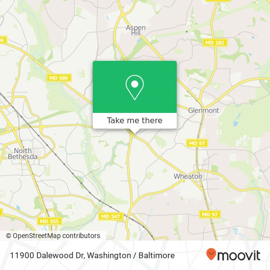 11900 Dalewood Dr, Silver Spring, MD 20902 map