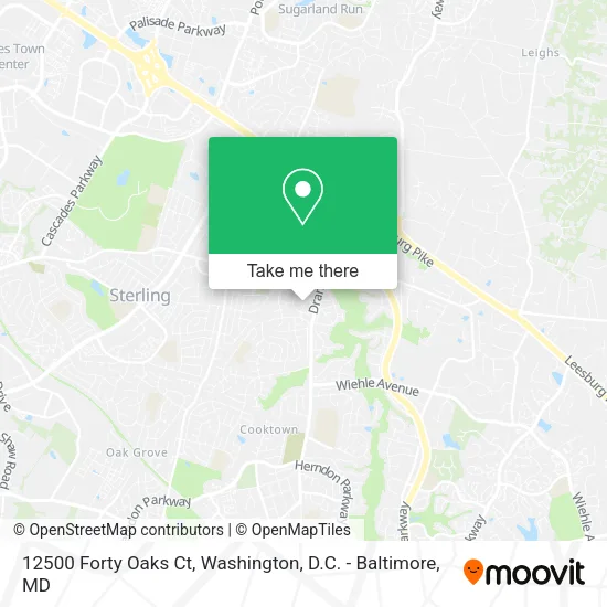 12500 Forty Oaks Ct map