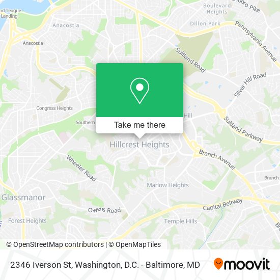 Mapa de 2346 Iverson St