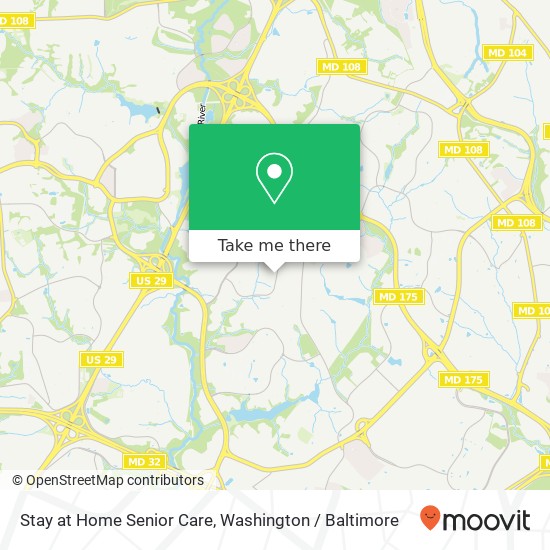 Mapa de Stay at Home Senior Care, 9430 Farewell Rd