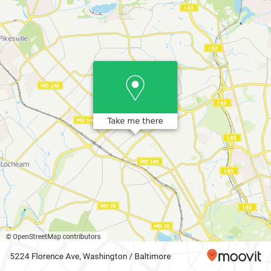 5224 Florence Ave, Baltimore, MD 21215 map