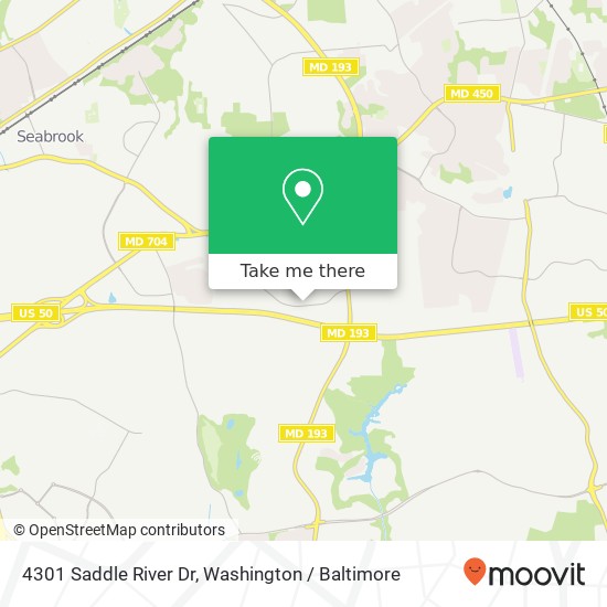4301 Saddle River Dr, Bowie, MD 20720 map