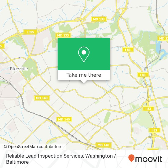 Reliable Lead Inspection Services, 6351 Red Cedar Pl map