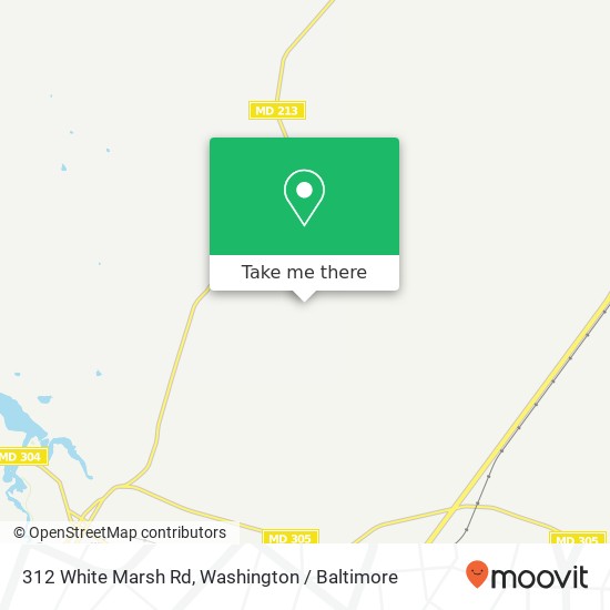 Mapa de 312 White Marsh Rd, Centreville, MD 21617