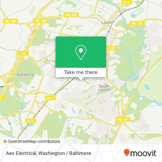 Mapa de Aes Electrical, 13335 Mid Atlantic Blvd