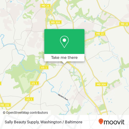 Mapa de Sally Beauty Supply, 615 Bel Air Rd