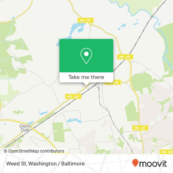 Weed St, Bowie, MD 20720 map