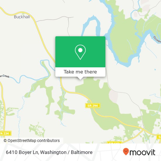 6410 Boyer Ln, Manassas, VA 20112 map