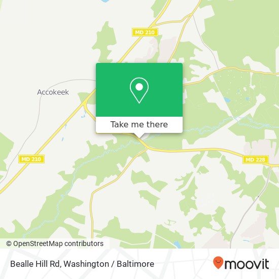 Bealle Hill Rd, Accokeek, MD 20607 map