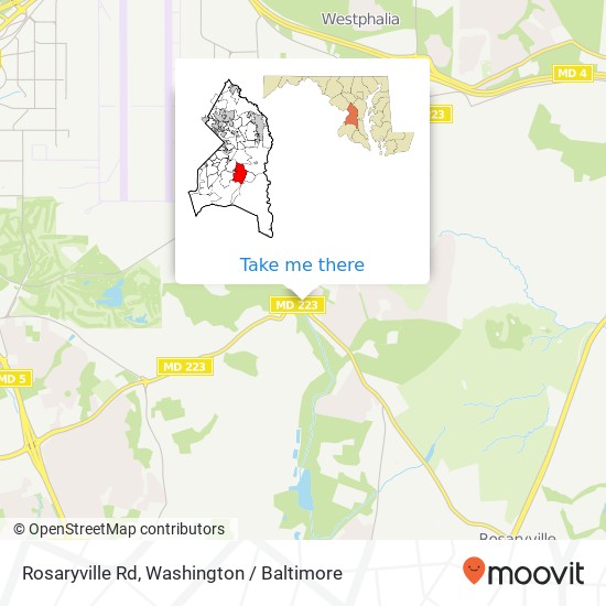 Rosaryville Rd, Upper Marlboro, MD 20772 map