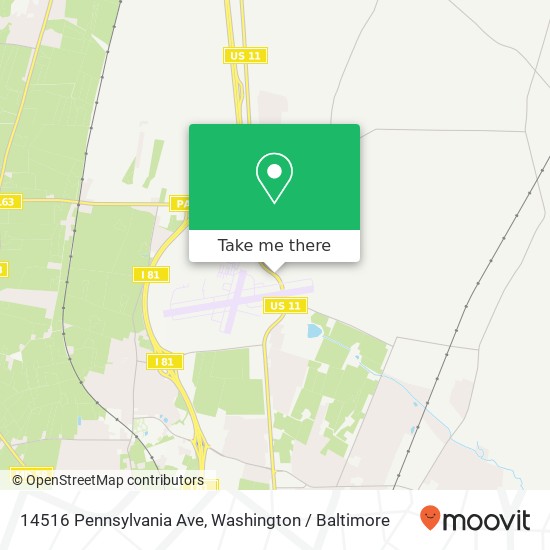 14516 Pennsylvania Ave, Hagerstown, MD 21742 map