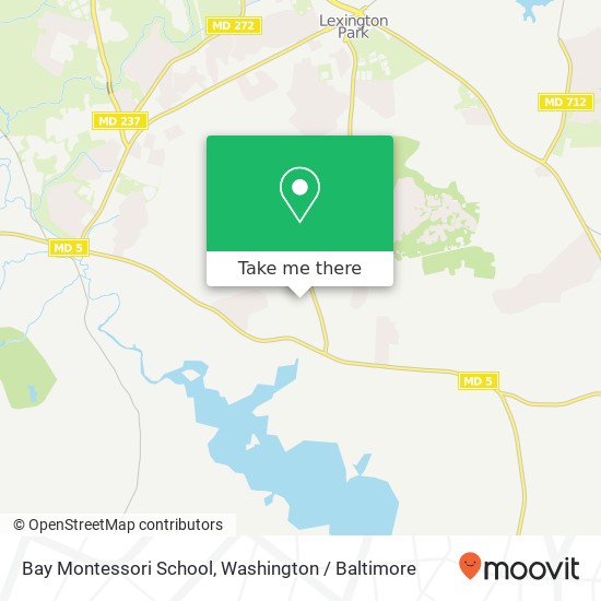 Mapa de Bay Montessori School, 20525 Willows Rd
