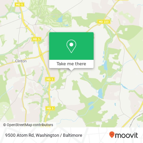 9500 Atom Rd, Clinton, MD 20735 map