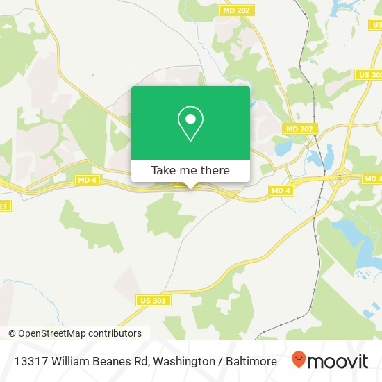 13317 William Beanes Rd, Upper Marlboro, MD 20772 map