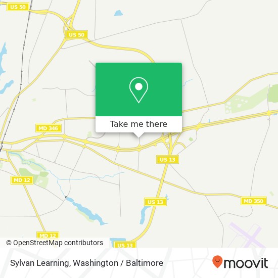 Mapa de Sylvan Learning, 240 Tilghman Rd