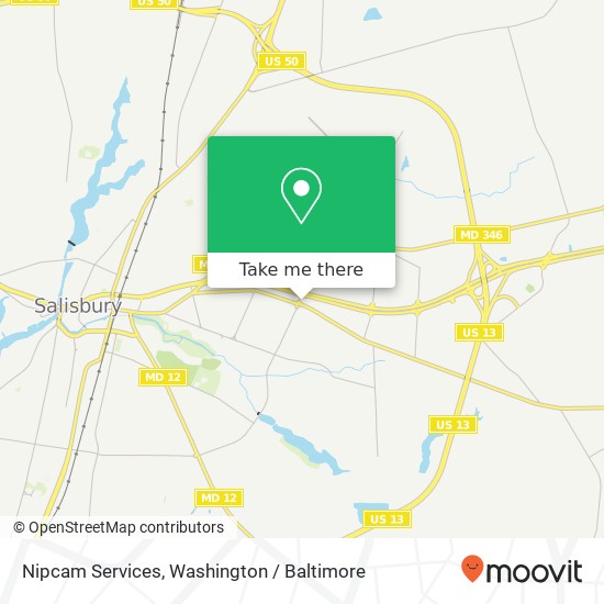 Mapa de Nipcam Services, 1323 Mount Hermon Rd
