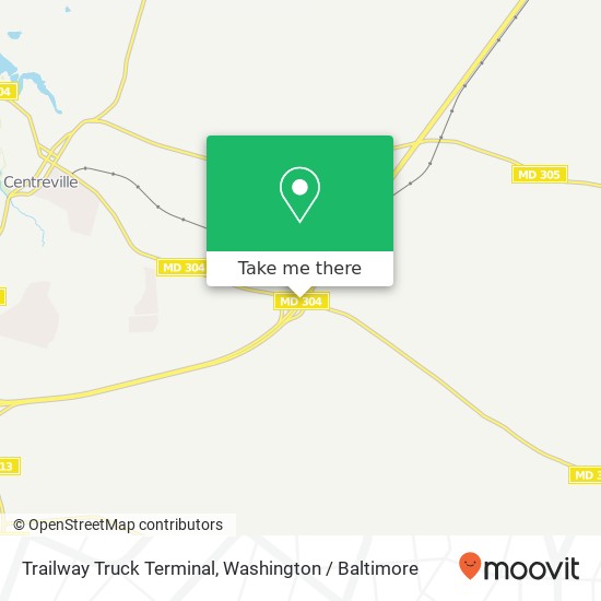 Trailway Truck Terminal, US-301 map