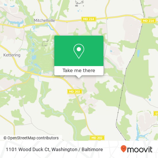 1101 Wood Duck Ct, Upper Marlboro, MD 20774 map