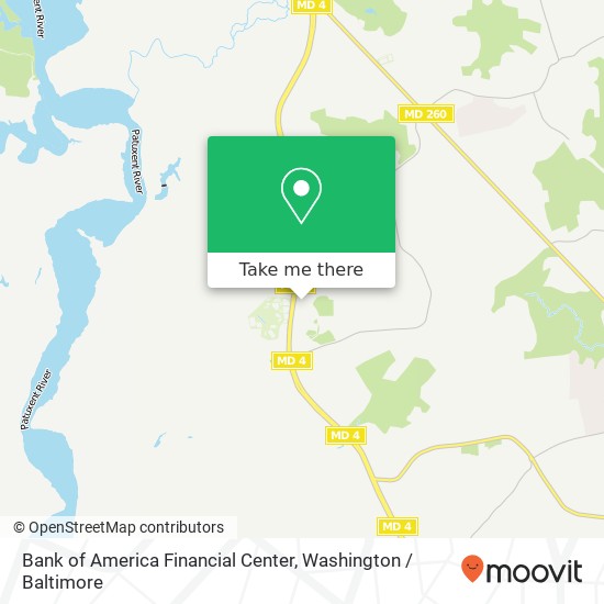 Mapa de Bank of America Financial Center, 2995 Plaza Dr