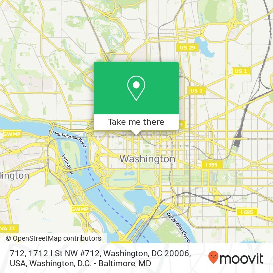 712, 1712 I St NW #712, Washington, DC 20006, USA map