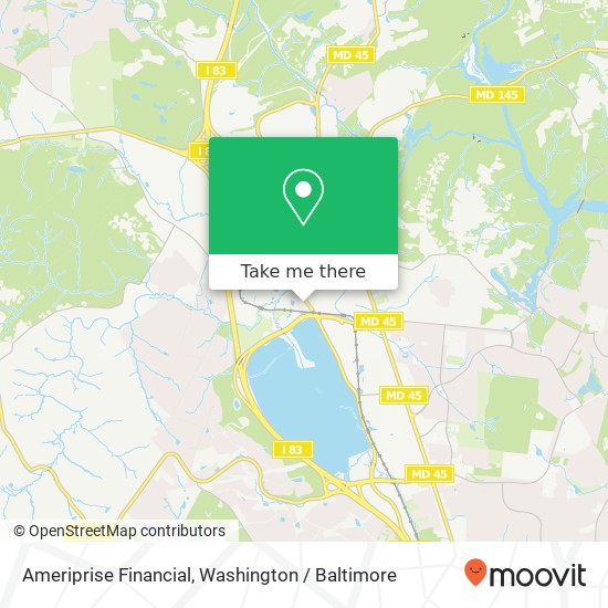 Mapa de Ameriprise Financial, 10616 Beaver Dam Rd