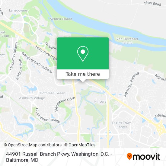 Mapa de 44901 Russell Branch Pkwy