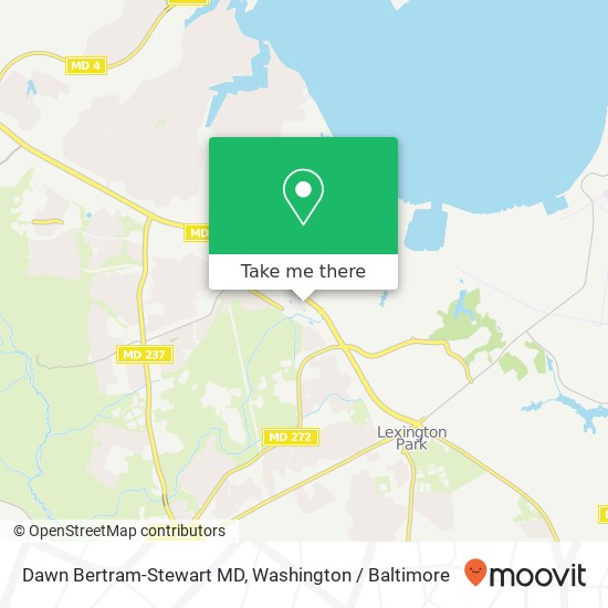 Mapa de Dawn Bertram-Stewart MD, 22335 Exploration Dr