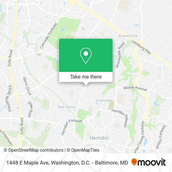 1448 E Maple Ave map