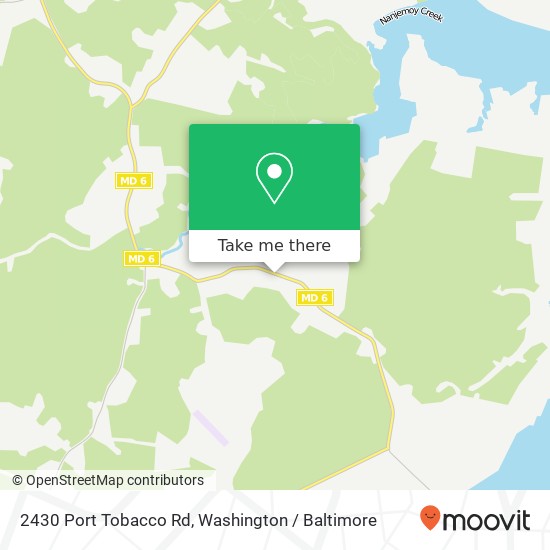 2430 Port Tobacco Rd, Nanjemoy, MD 20662 map