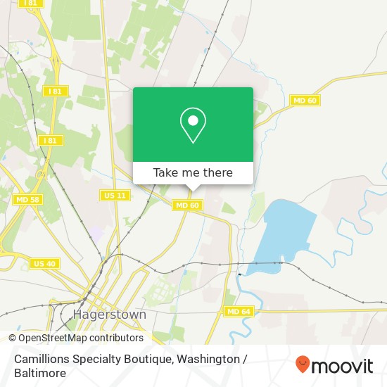 Camillions Specialty Boutique, 12814 Shank Farm Way map