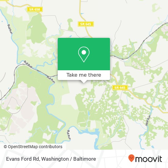 Evans Ford Rd, Clifton, VA 20124 map