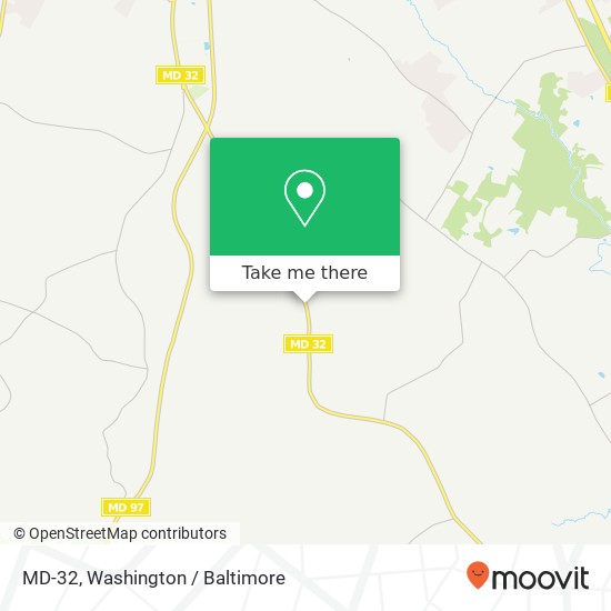 Mapa de MD-32, Westminster, MD 21157