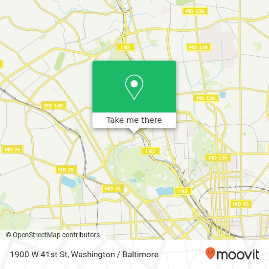 1900 W 41st St, Baltimore, MD 21211 map