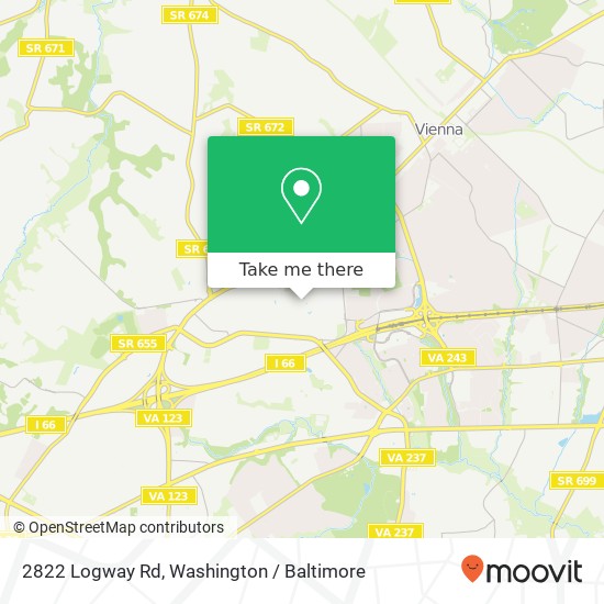 2822 Logway Rd, Vienna, VA 22181 map