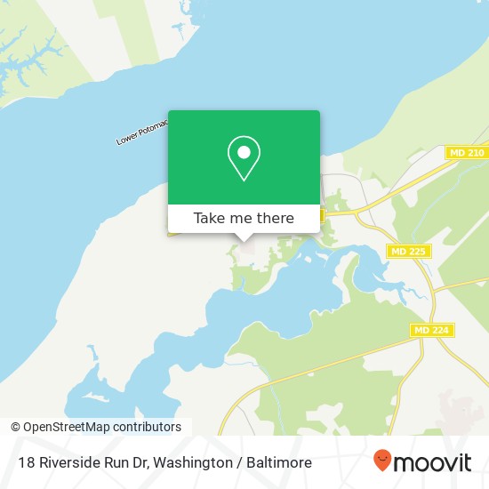 18 Riverside Run Dr, Indian Head, MD 20640 map