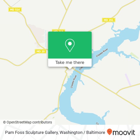 Mapa de Pam Foss Sculpture Gallery