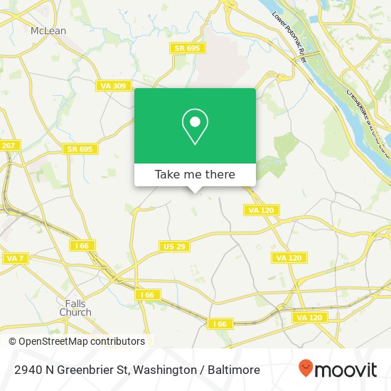 2940 N Greenbrier St, Arlington, VA 22207 map