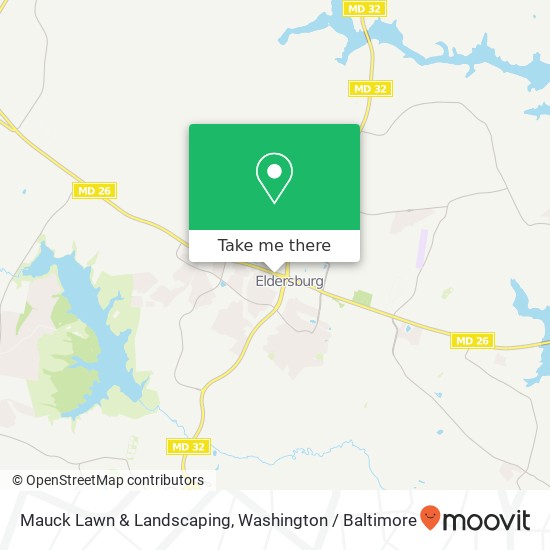 Mapa de Mauck Lawn & Landscaping, 1213 Liberty Rd