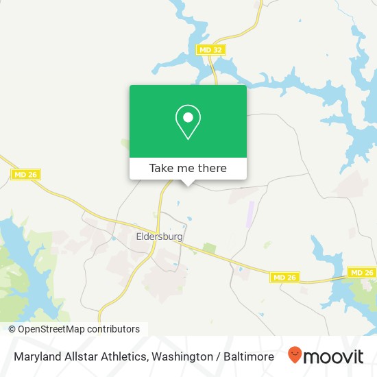 Mapa de Maryland Allstar Athletics, 1430 Progress Way