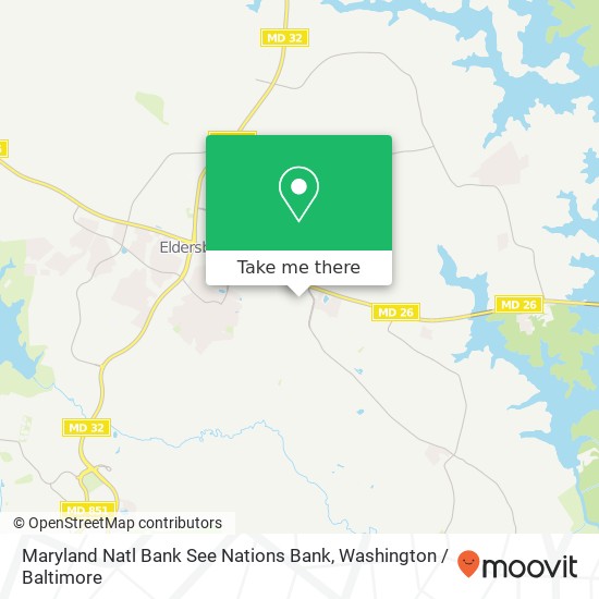 Maryland Natl Bank See Nations Bank, 6400 Ridge Rd map