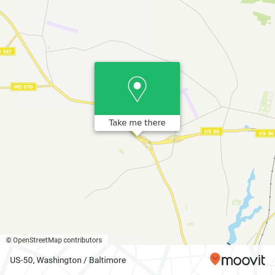 US-50, Salisbury, MD 21801 map