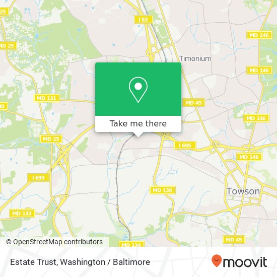Estate Trust, 8207 Robin Hood Ct map