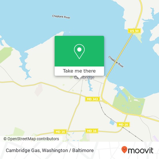 Mapa de Cambridge Gas, 415 High St