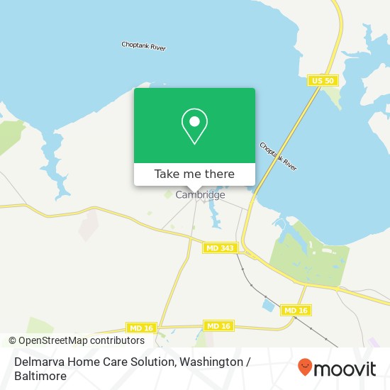 Mapa de Delmarva Home Care Solution, 601 Locust St