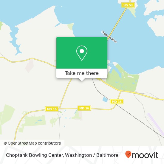 Choptank Bowling Center, 1200 Goodwill Ave map