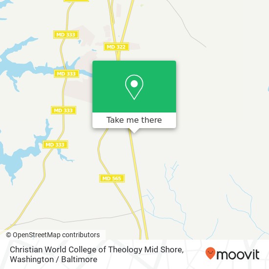 Christian World College of Theology Mid Shore, 6099 Ocean Gtwy map