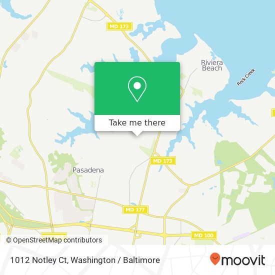 1012 Notley Ct, Pasadena, MD 21122 map