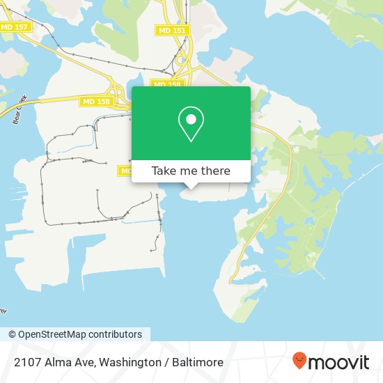 2107 Alma Ave, Sparrows Point, MD 21219 map