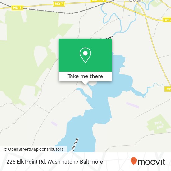 Mapa de 225 Elk Point Rd, Elkton, MD 21921